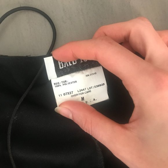 Vintage Byer Too! Mesh Paisley Floral Midi Slip Dress Medium - Picture 9 of 11